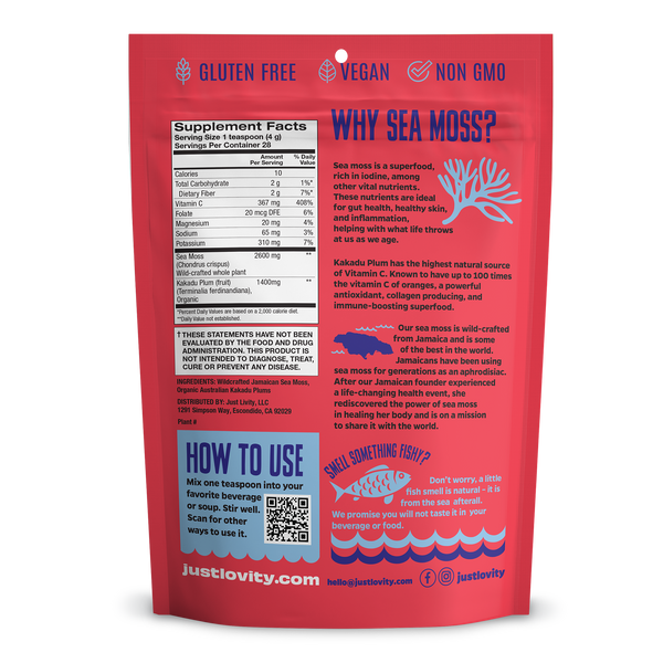 Sea Moss with Kakudu Plums